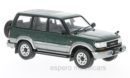 Toyota Land Cruiser LC80/J8 1990-1997 RHD dunkelgrün met. / silber