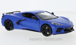 Chevrolet Corvette C8 seit 2020 blau / schwarz