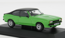 Ford Capri MK II 3.0 X-Pack 1976 RHD Signal grün / matt-schwarz