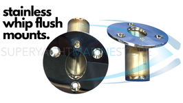 Flush Mount Mooring Whip BASE ONLY