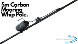 5.0m Carbon Mooring Whip Pole (Jet Black)