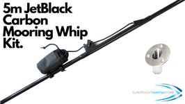 5.0m Carbon Tender Mooring Whip Kit (Jet Black)
