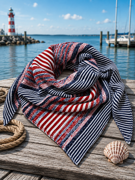Original: Strickset Leuchtturm-Tuch