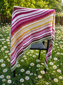 Gänseblümchen: Strickset Leuchtturm-Tuch