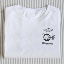 T-Shirt "Mein Lieblingstier ist die Weinscholle"