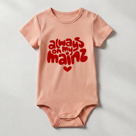 Babybody 'Always on my Mainz' (Pfirsich)