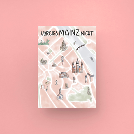 DIN A4 Druck "Vergiss Mainz nicht"