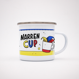 Emailletasse "Narren Cup"