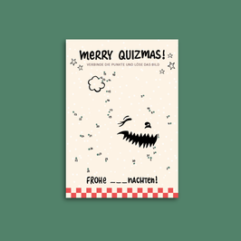 Merry Quizmas "Zahlen verbinden"