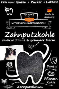 QCHEFS Zahnputzkohle 80g