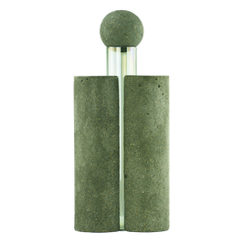 PAPILIO MAGNO - green limited edition small handcrafted vase with lid