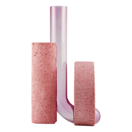 Cochlea della Metamorfosi n°2 - pink vase for flowers