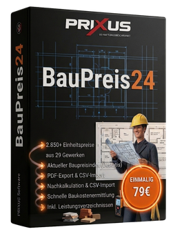 BauPreis24 – Baukalkulation Software für Windows | Baukosten berechnen für alle Gewerke