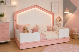 Cama Casita Individual mod Flor