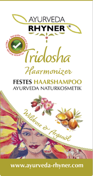TRIDOSHA Haarmonizer_Wildrose & Arganöl_60g_Shampoo
