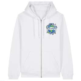 Zipper mit Logo (Weiß)