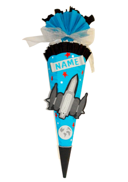 Schultüte Space Fighter türkis