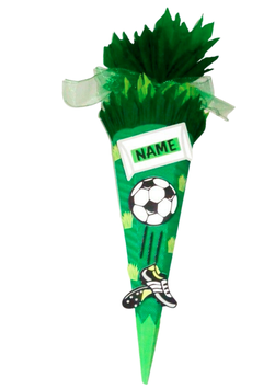 Schultüte Fußball in grün