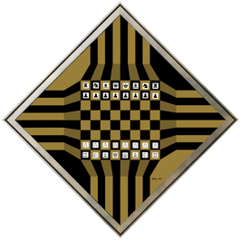 WANDSPIEL SCHACH für Erwachsene, Title "MESA GOLD I"