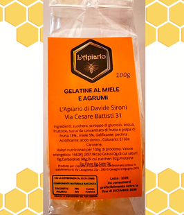 Gelatine Miele e Agrumi 100gr