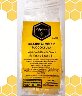 Gelatine al Miele e Succo d' Uva 100gr