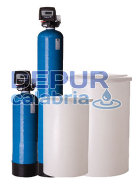 Addolcitore acqua doppio corpo AUTOTROL 255/760 Logix 1" elettronico (Rig. Volume-tempo)