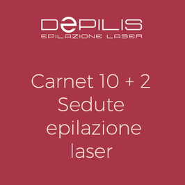 CARNET 5 SEDUTE EPILAZIONE LASER MANTENIMENTO