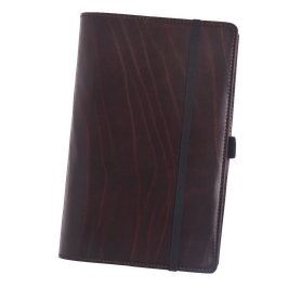 Lederhülle für Moleskine® Large in Dunkelbraun