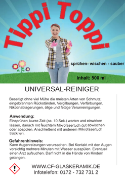 Universalreiniger (Mischungsverhältnis 1:50)
