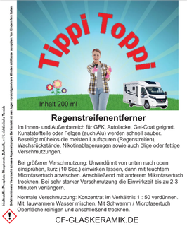Tippi Toppi Regenstreifenentferner "Nachfüllflasche"