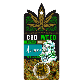 Euphoria CBD Weed Avicenna 0,7 g hergestellt aus 100% reinem Cannabis Sativa