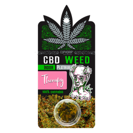 Euphoria CBD Weed Therapie 0,7 g hergestellt aus 100% reinem Cannabis Sativa