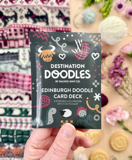 Doodle Karten Set - Edinburgh