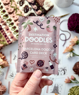 Doodle Karten Set - Barcelona