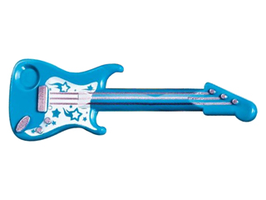 Elektrische gitaar blauw