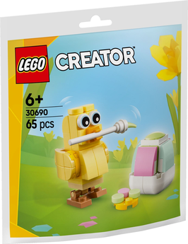 30690  Paasei schilderen met kuiken (paperbag)