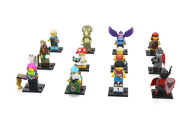 Comlepete set van de 12 minifiguren