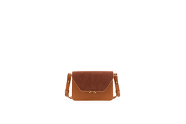 Leder Schultertasche von Sticky Lemon, croissant brown