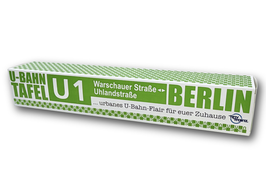 U-Bahn Tafel Berlin Linie U1