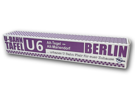 U-Bahn Tafel Berlin Linie U6
