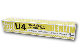 U-Bahn Tafel Berlin Linie U4