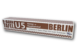 U-Bahn Tafel Berlin Linie U5