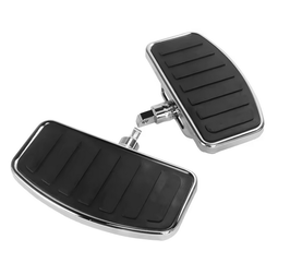 paire de plateau repose pieds avant /arrière  chromés