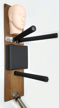 Mannequin en bois alternatif / avec bras à ressort, pied, rembourrage et tête en silicone