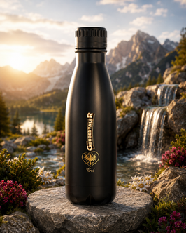 EXKLUSIVE GRUBERTALER-TRINKFLASCHE - EDELSTAHL 0,5 Liter