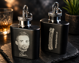 MINI-FLACHMANN - EDITION FLORIAN - schwarz-matt, 25 ml