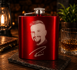 GRUBERTALER FLACHMANN – ROT METALLISCH – 150 ml  - Edition „REINHARD“