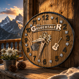 GRUBERTALER–WANDUHR AUS ALTHOLZ