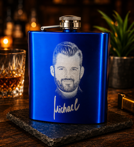 GRUBERTALER FLACHMANN – BLAU METALLISCH – 150 ml  - Edition „MICHAEL“