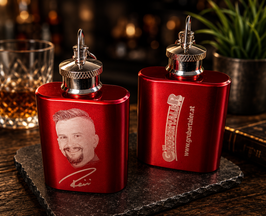 MINI-FLACHMANN - EDITION REINHARD - rot-glänzend, 25 ml